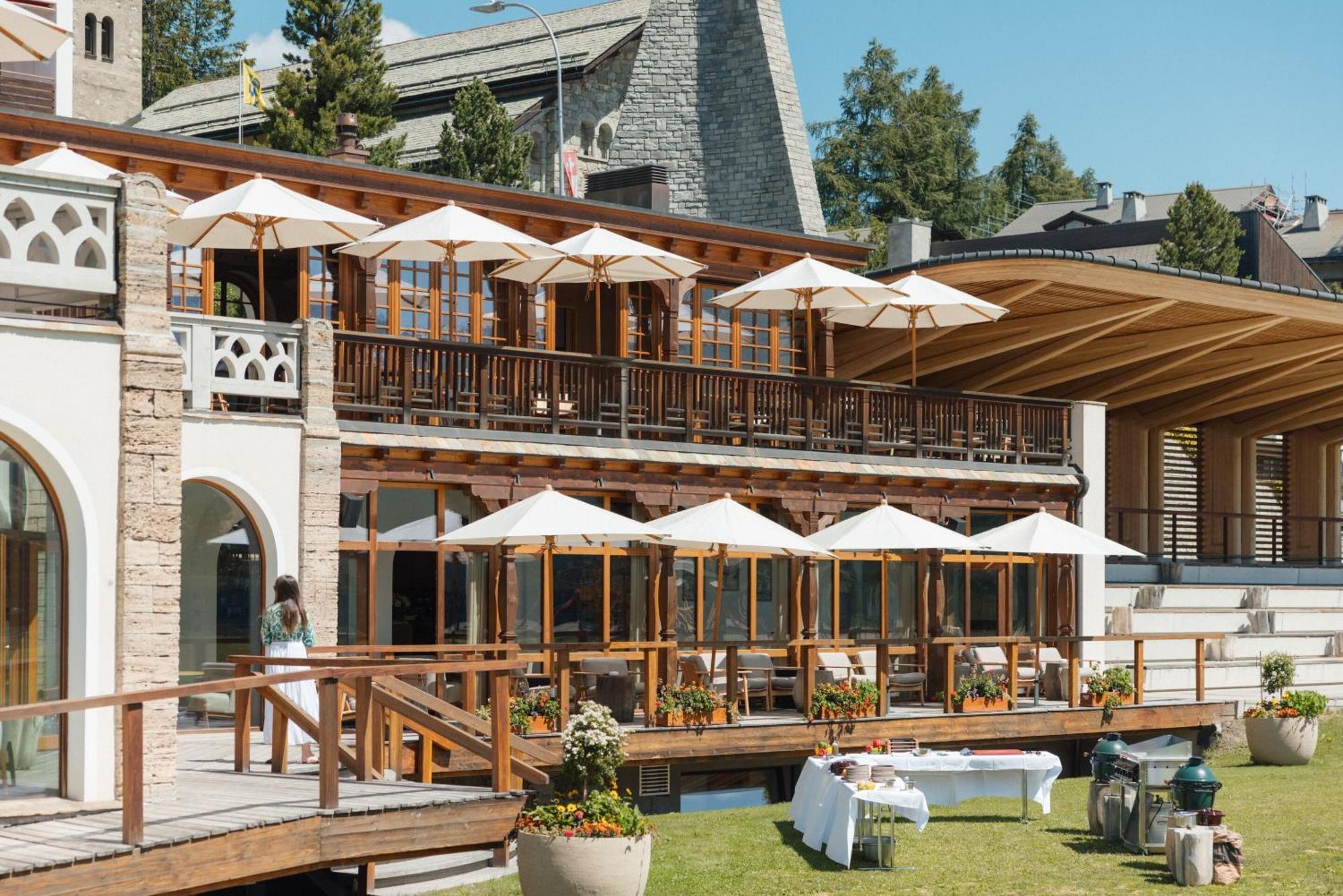 Kulm Hotel Сейнт Мориц Екстериор снимка