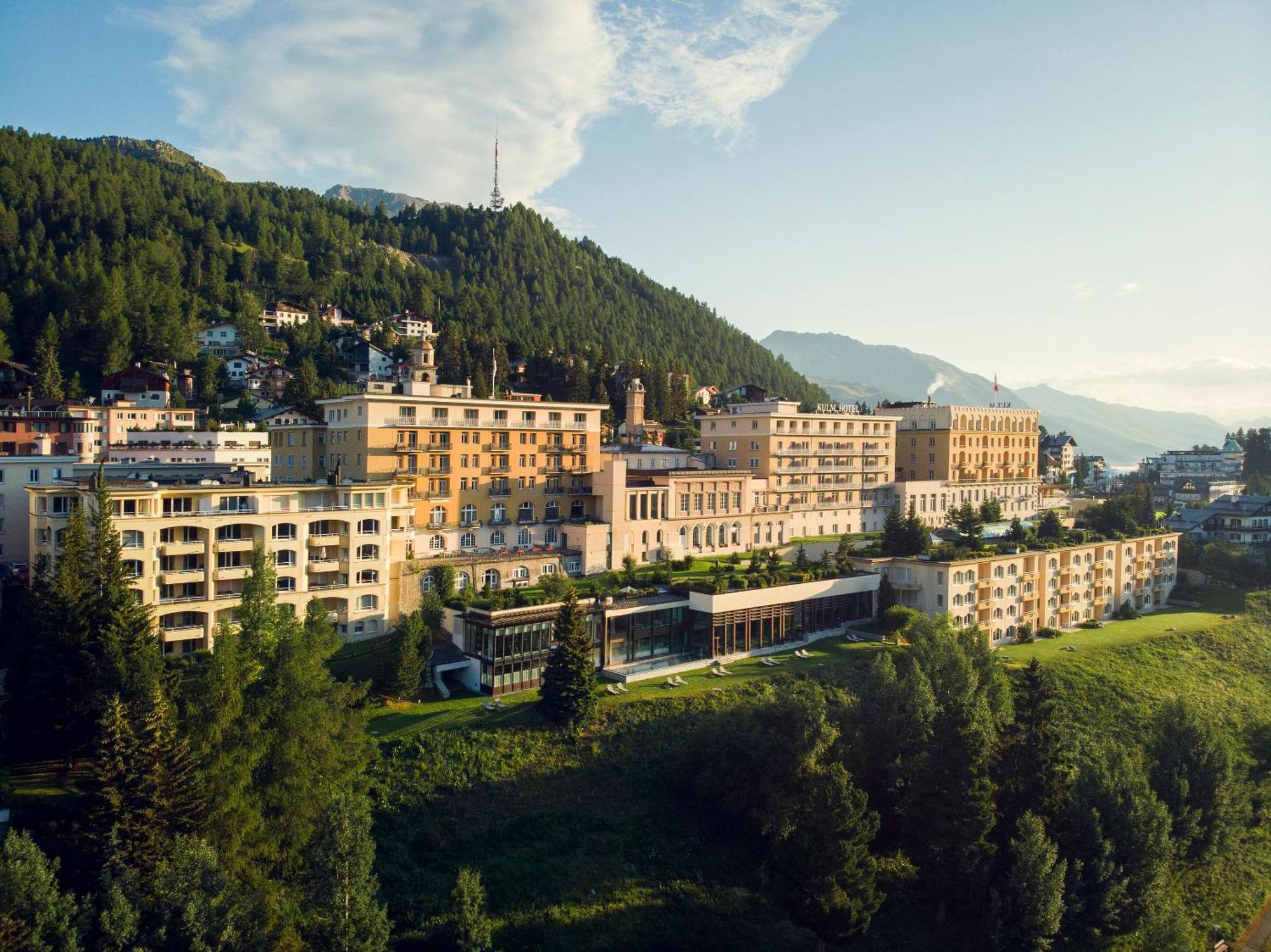 Kulm Hotel Сейнт Мориц Екстериор снимка